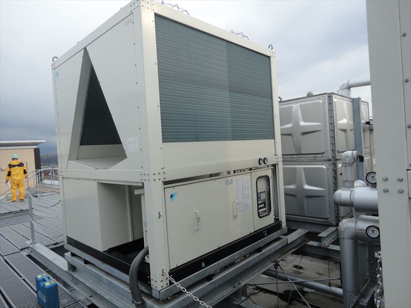 チーリングユニット点検