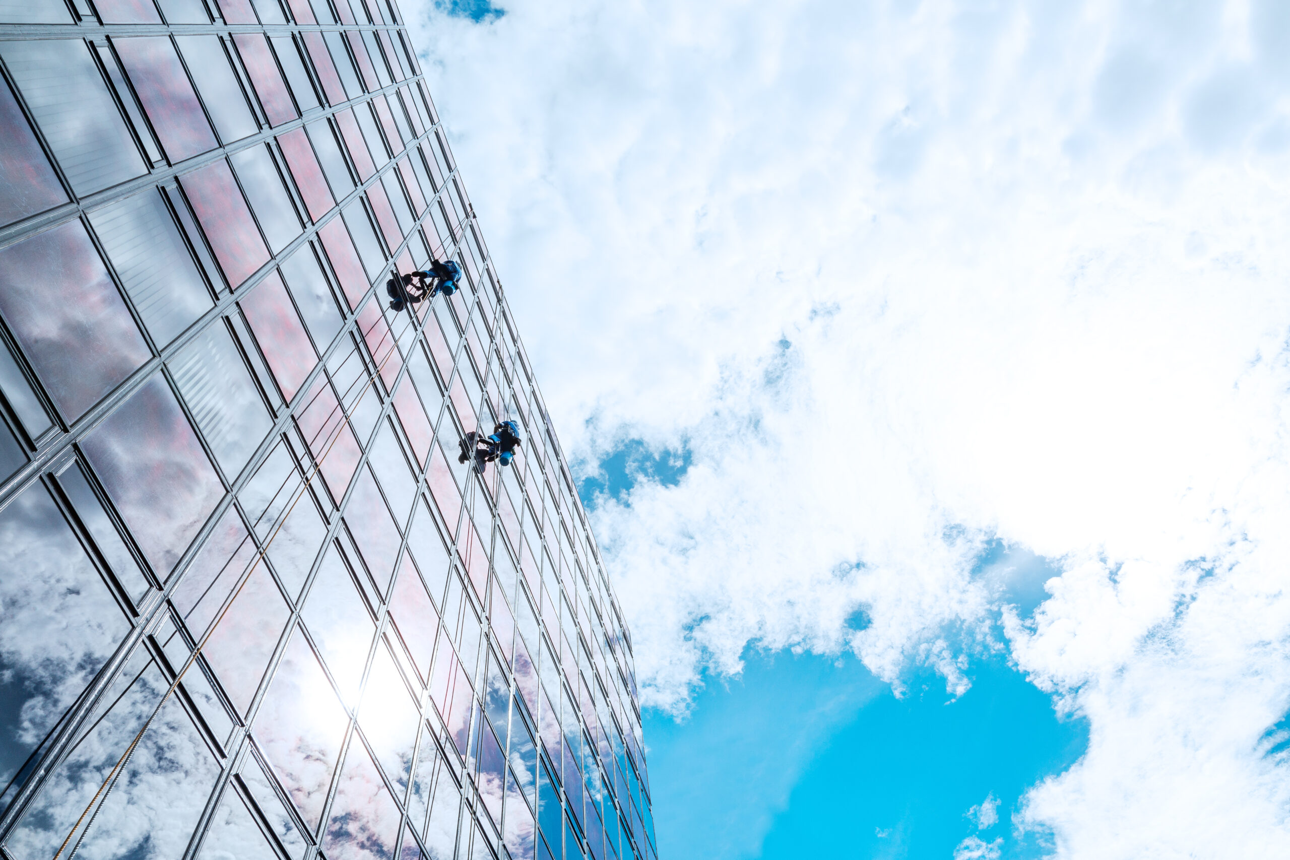 建物・環境に配慮した安全な洗浄作業